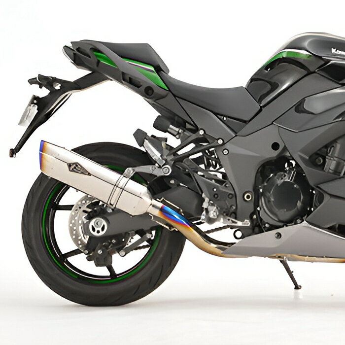 【r's gear】RK36-TSST (KAWASAKI : Ninja 1000SX ’20-’22) リアルスペック フルエキゾーストマフラー (シングル S Type / チタンポリッシュ) 車検対応 政府認証 パイク カワサキ ニンジャ1000SX アールズギア