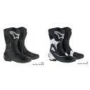 【Alpinestars】 2223517 SMX-S オンロードブーツ ブラックブラック1100 ブラックホワイト12 バイク アルパインスターズ alpinestars-2223517