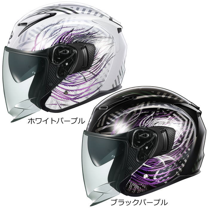 【OGK】KABUTO EXCEED-2 PLUME (カブト エクシード・2 プルーム) グラフィックデザイン バイク オープ..