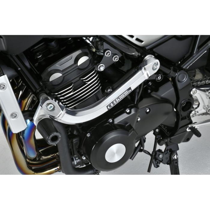 【OVERRACING】56-711-01 サブフレームキット (KAWASAKI : Z900RS/CAFE '21-'22/'23-) シルバー バイク オーバーレーシング オーヴァーレーシング