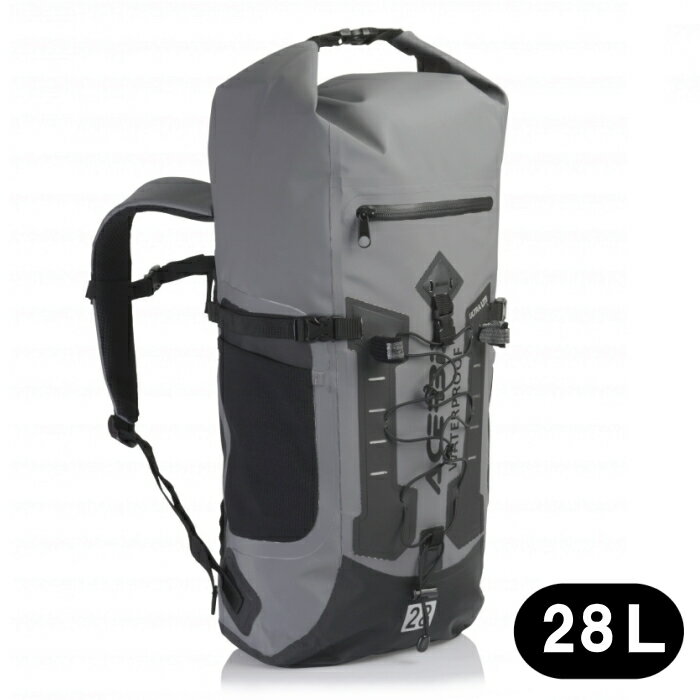 【ACERBIS】AC-24542 アチェルビス X-WATER 28L BACKPACK 防水 バイク パックパック ボディバッグ リュック