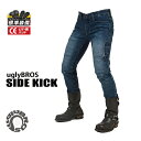 楽天ラフ＆ロードWEBSHOP[処分特価]【uglyBROS】UB0015 アグリブロス MOTOPANTS SIDE KICK （Men's） バイク デニム 男性用 ライディングパンツ