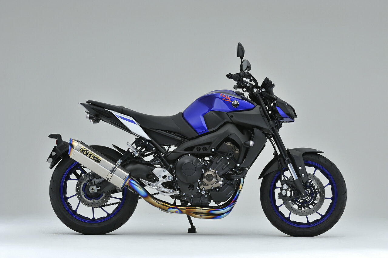 ヤマハMT-09 FZ-09 フルエキゾースト オートバイ マフラー スリップ