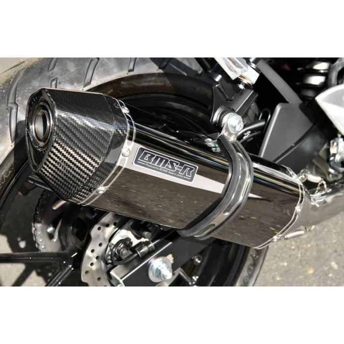 【BEAMS】G346-62-S5J GSX-R125/S125 8BJ-DL32D CORSA-EVOII SMB(スーパーメタルブラック) 政府認証 フルエキゾースト マフラー バイク JMCA ビームス