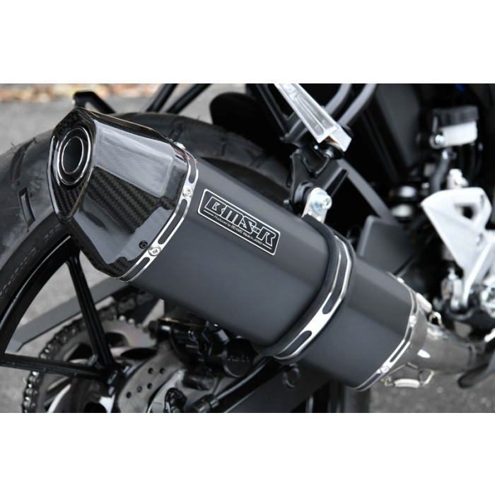 【BEAMS】G346-63-S7J GSX-R125/S125 8BJ-DL32D CORSA-EVOII MBK(マットブラック) 政府認証 フルエキゾースト マフラー バイク JMCA ビームス