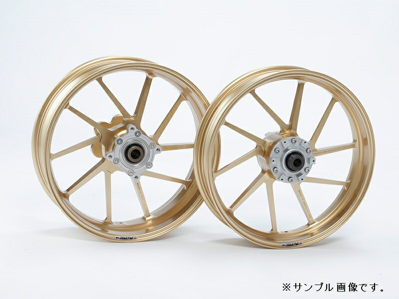 ゲイルスピード アルミ鍛造ホイール TYPE-R ゴールド 前後セット F 350/R 550-17 KAWASAKI GPZ900R(90-03) 28375079-28375101