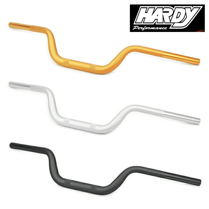 【HARDY】HB4E ハーディ アルミテーパーハンドルバーMEDIUM バイク ROUGH&ROAD ラフ＆ロード 1