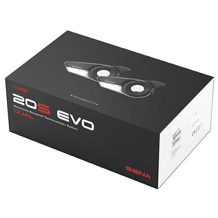 【SENA】20S-EVO-11D セナ インカム 20S EVO デュアルパック (2台セット) 0411267 Bluetooth バイク 日本国内正規代理店品 保証書あり