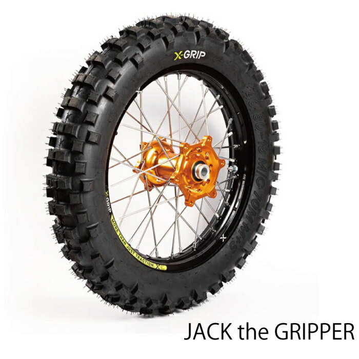 楽天ラフ＆ロードWEBSHOP【X-GRIP】XG-2103 JACK the GRIPPER ジャック ザ グリッパー 18インチ （140/80-18 M/C 70M TT M+S SOFT バイク オフロードタイヤ エンデューロ