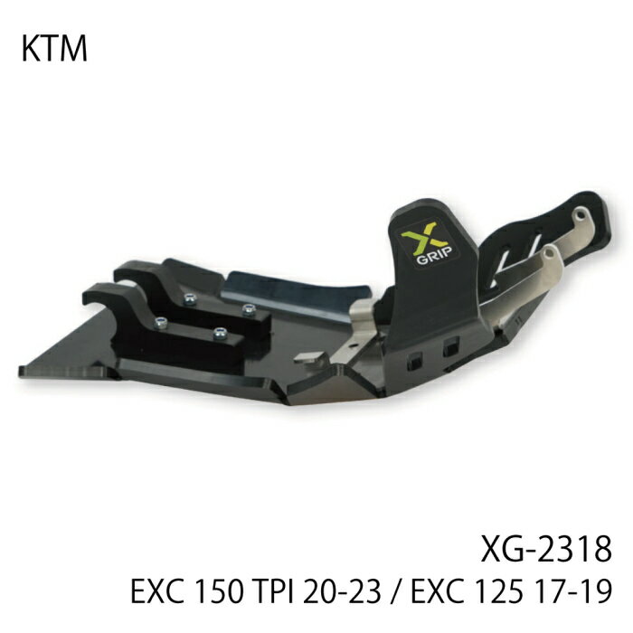XG-2318 エックスグリップ アンダーガード (KTM : EXC150TPI 20-23、EXC125/XC-W125 17-19) バイク オフロード エンデューロ