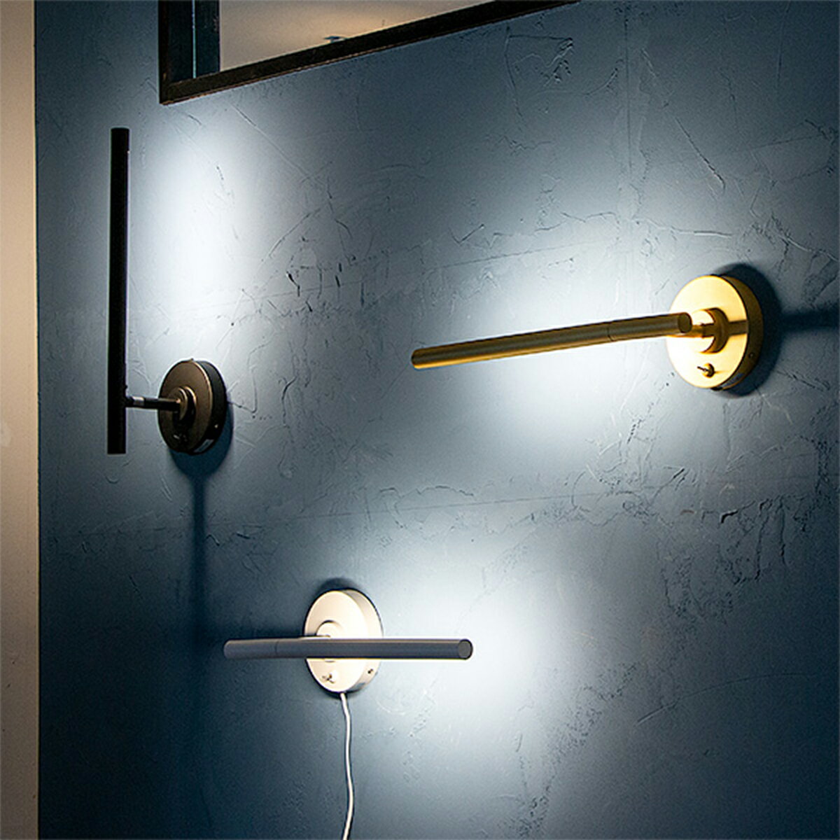 【クーポン配布中】LED バーライト ブラケットライト マンクス ブラック ホワイト 間接照明 壁付け ウォールライト フロアライト おしゃれ ライト 照明 アプリ対応 スマートライフ対応 リビング 寝室 カフェ TC-2013 TIC インダストリアル 西海岸 北欧 [2]