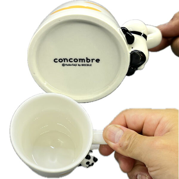 のぞき見マグパンダ(concomble)(ZCB-47361)　|　マグカップ,パンダ好き,パン好き,陶器,ぱんだグッズ,食器,中国,茶器,中国茶,蓋,碗,中国,中華街,可愛い,シャンシャン,香香,赤ちゃん,雑貨,お土産,ギフト,プレゼント　ro0823 rouishingoh-10012099 パンダまん老維新中華街大通り本店 サンプル画像3