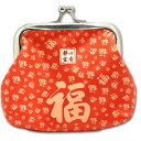 百福ガマ口 福　| がまぐち,中国,中華街,雑貨,財布,可愛い,昭和,ノスタルジック,カラフル,プレゼント,お土産,ギフト,お祝い　 ro0420