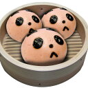 【中華まん】いちご パンダ まん3個パック| 苺,ぱんだ,中華,まん,イチゴ,カスタード,通販,冷凍,日本製,中国,中華街,大人気,変わった,オリジナル ro0...