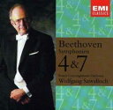 【中古】 Symphonies 4 & 7 - Beethoven; Sawallisch; Cgb (Capitol) 077775450323
