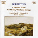 【中古】 Chamber Music for Horns Winds & Strings - L V Beethoven (Naxos) 73009940902...