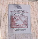 【中古】 Lament of Jeremiah - Thomas Tallis; William Byrd; Bruno Turner; Pro Cantion...