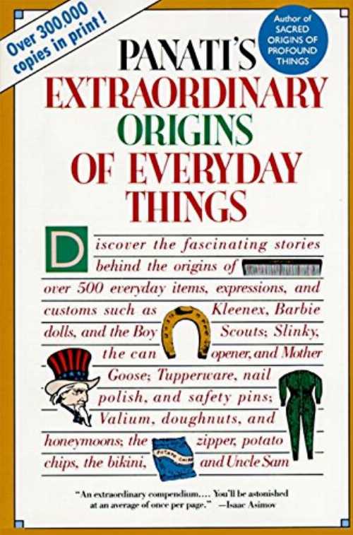 【古本】 Extraordinary Origins of Everyday Things - Charles Panati (William Morrow Paperbacks) 【紙書籍】 9780060964191