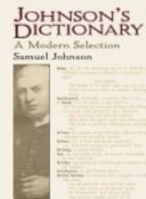 �ڸ��ܡ� Johnson's Dictionary: A Modern Selection - Samuel Johnson (Dover Publicatio...