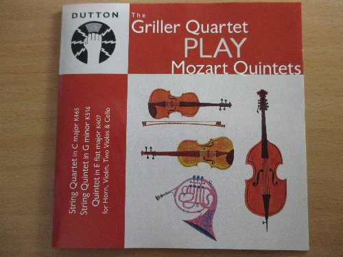 【中古】 String Quintets / Horn Quitet - Mozart / Griller Quartet / Brain (Dutton) 765387971724