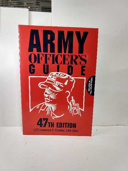 【古本】 Army Officer's Guide: 47th Edition - Lawrence P Crocker (Stackpole Books) 【紙書籍】 9780811726658
