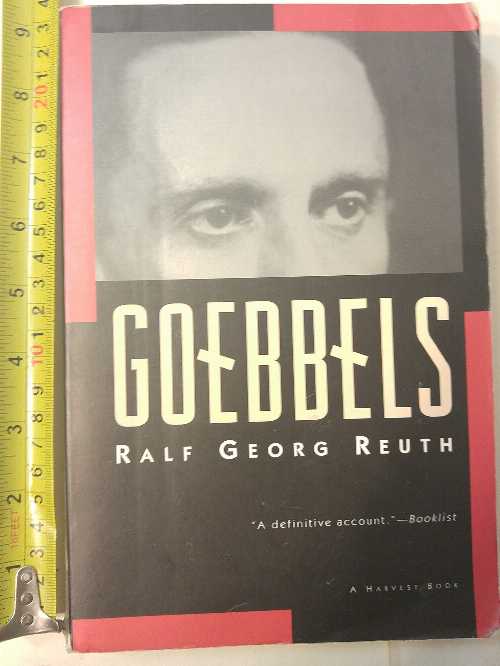 【古本】 Goebbels - Ralf Georg Reuth (Mariner Books) 【紙書籍】 9780156001397