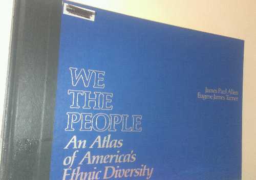 【古本】 We the People: Atlas of American Ethnic Diversity - James Paul Allen (Macmillan Library Reference) 【紙書籍】 0029014204