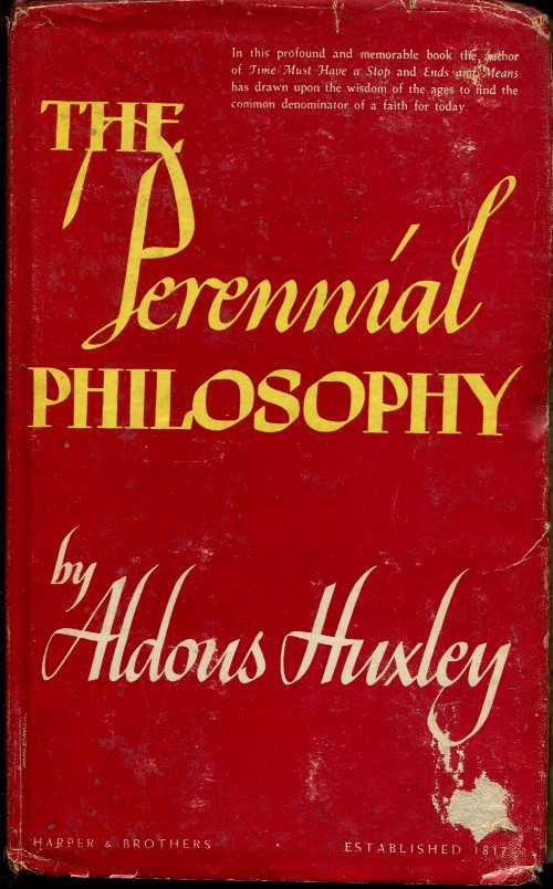 【古本】 The Perennial Philosophy - Aldous Huxley (Harper & Brothers, Publishers) 【紙書籍】 B0007DQRSO