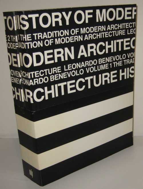 【古本】 History of Modern Architecture - 2 Vol. Set (Revised) - Leonardo Benevolo (Mit Pr) 【紙..