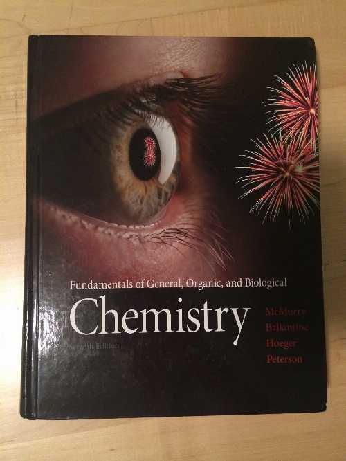 【古本】 Fundamentals of General, Organic, and Biological Chemistry (Revised) - John E McMurry (Pearson) 【紙書籍】 9780321750839