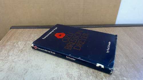【古本】 Transcendental Style in Film: Ozu, Bresson, Dreyer - Paul Schrader (Univ of California Pr) 【紙書籍】 0520020383