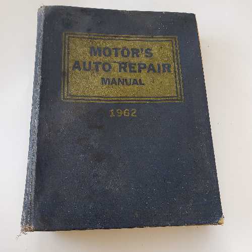 【古本】 Motor's Auto Repair Manual 1962, 25th Edition - Ralph Ritchen (Motor) 【紙書籍】 B000EAC3YW