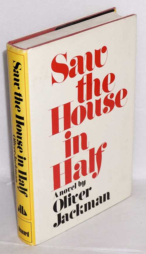 【古本】 Saw the House in Half - Oliver Jackman (Howard University Press) 【紙書籍】 0882580108