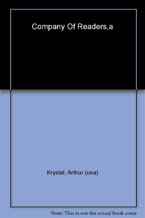 【古本】 Company of Readers: Uncollected Writings of W.H. Auden, Jacques Barzun, and Lionel Trilling from the Reader's Subscription and Mid-Century Book Clubs - W H Auden (Free Press) 【紙書籍】 9780743202626