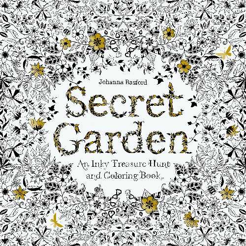 【古本】 Secret Garden: An Inky Treasure Hunt and Coloring Book for Adults - Johanna Basford (Laurence King Publishing) 【紙書籍】 9781780671062