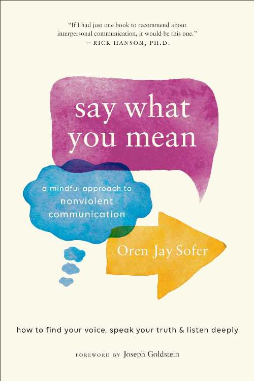 【古本】 Say What You Mean: A Mindful Approach to Nonviolent Communication - Oren Jay Sofer (Shambhala) 【紙書籍】 9781611805833