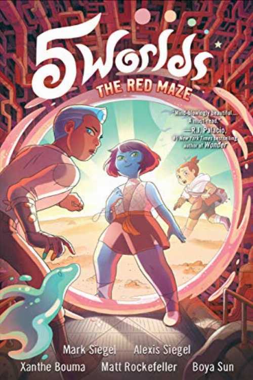 5 Worlds Book 3: The Red Maze - Mark Siegel (Random House Books for Young Readers) 【紙書籍】 9781101935941