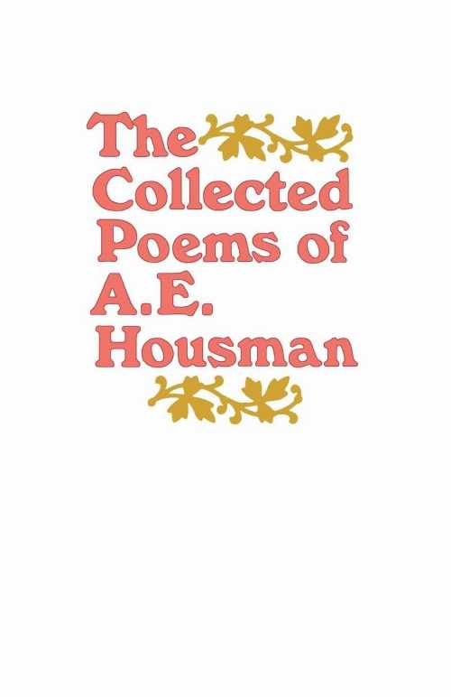 乐天商城 - 【古本】 Collected Poems of A. E. Housman - A E Housman (Holt Paperbacks) 【紙書籍】 9780805005479