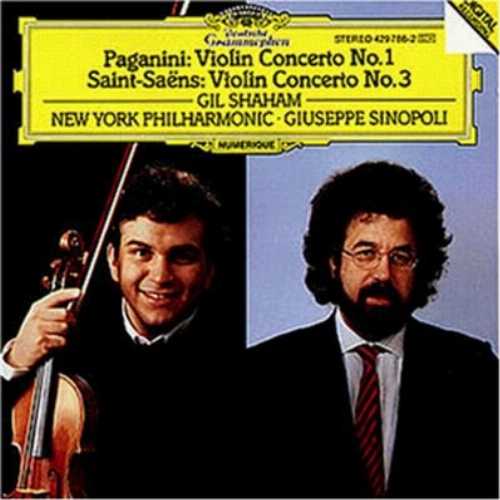  Paganini: Violin Concerto No. 1 / Saint-Saens: Violin Concerto No. 3 - Niccolo Paganini; Camille Saint-Saens; Giuseppe Sinopoli; Gil Shaham; New York Philharmonic (Deutsche Grammophon) 028942978621