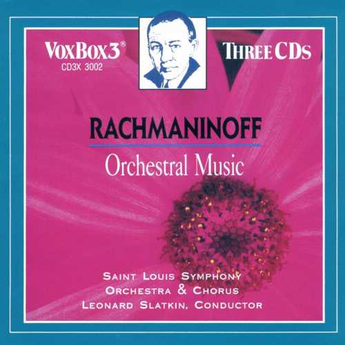  Orchestral Works - S Rachmaninoff (Vox Box) 047163300226
