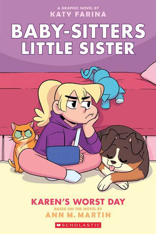 Karen's Worst Day: A Graphic Novel (Baby-Sitters Little Sister #3) (Adapted Edition): Volume 3 (Adapted) - Ann M Martin (Graphix)  9781338356182