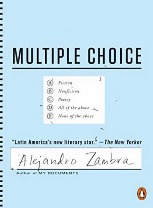 Multiple Choice - Alejandro Zambra (Penguin Books)  9780143109198