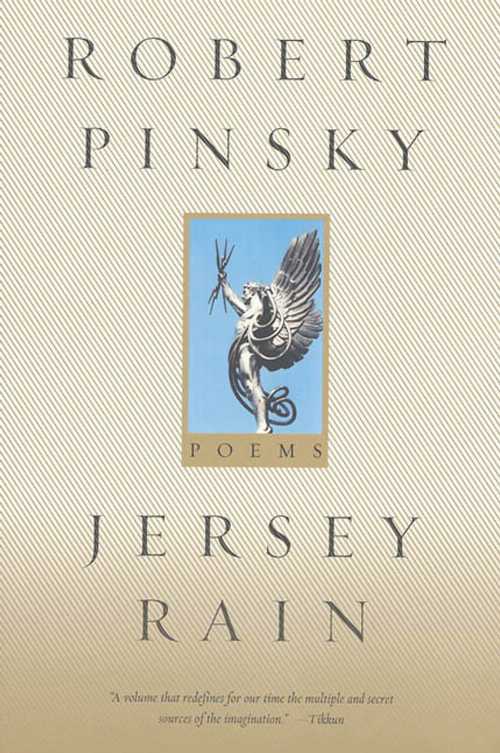  Jersey Rain: Poems - Robert Pinsky (Fsg Adult)  9780374527723