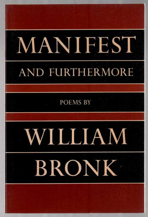 【古本】 Manifest & Futher Pa - W Bronk (North Point Press) 【紙書籍】 0865472858