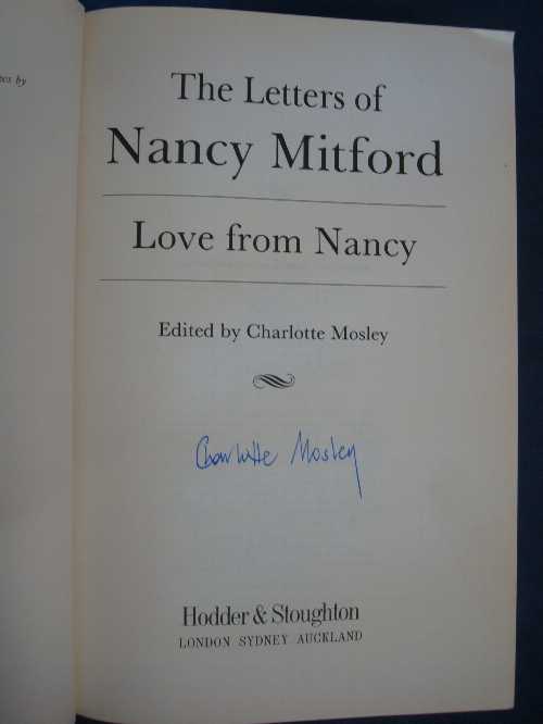  Love from Nancy: The Letters of Nancy Mitford - Nancy Mitford (Hodder & Stoughton Ltd)  9780340537848