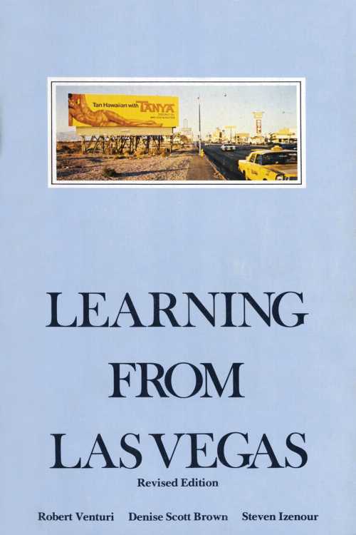 Learning from Las Vegas - Lewis M. Dabney III (The MIT Press) 【紙書籍】 9780262720069