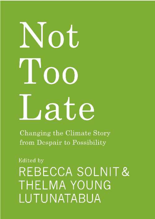 Not Too Late: Changing the Climate Story from Despair to Possibility - Rebecca Solnit (Haymarket Books)  9781642598971
