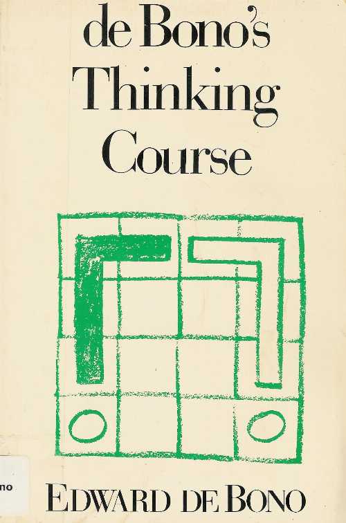  de Bono's Thinking Course - Edward de Bono (Facts on File/)  9780816018956