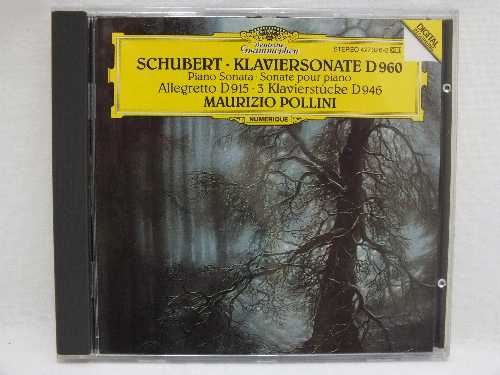  Schubert: Piano Sonata No. 21, d. 960 / Allegretto, d. 915 / 3 Klavierstucke (Piano Pieces), d. 946 - Franz Schubert; Maurizio Pollini (Polygram Records / DG) 028942732629