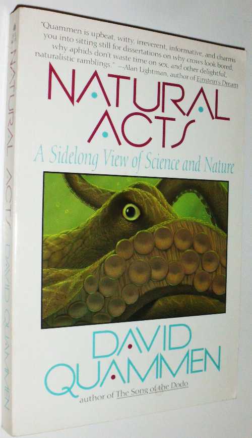 【古本】 Natural Acts: A Sidelong View of Science and Nature - David Quammen (Avon Books) 【紙書籍】 9780380717385